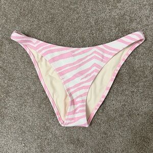 Triangl pink zebra cheeky bikini bottoms